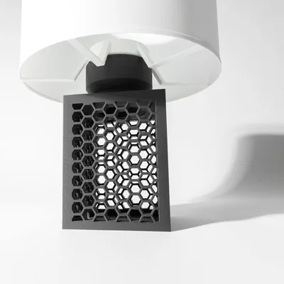 Lampe de table Aro imprimée en 3D - lampe de table design 8 cm, décoration intérieure contemporaine, fabriquée en France — impression 3D par Manu3D