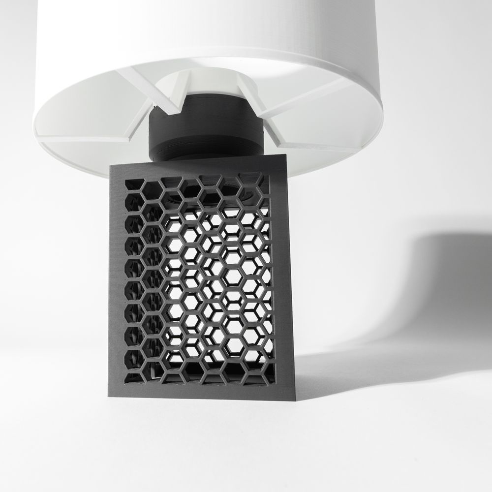 Lampe de table Aro imprimée en 3D - lampe de table design 8 cm, décoration intérieure contemporaine, fabriquée en France — impression 3D par Manu3D
