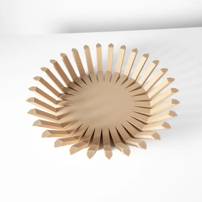 Coupe Dori imprimée en 3D - vide-poche design 20 cm, décoration intérieure contemporaine, fabriquée en France — impression 3D par Manu3D