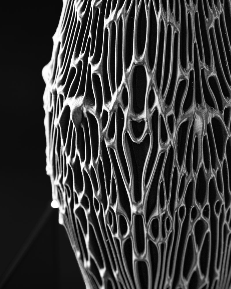 Vase Arden imprimé en 3D - vase à fleurs design 20 cm, décoration intérieure contemporaine, fabriqué en France — impression 3D par Manu3D