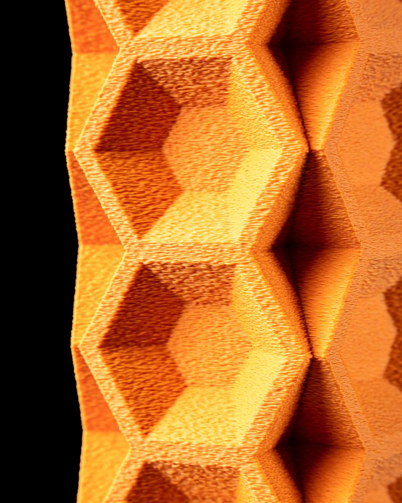 Vase Avra imprimé en 3D - vase à fleurs design 20 cm, décoration intérieure contemporaine, fabriqué en France — impression 3D par Manu3D