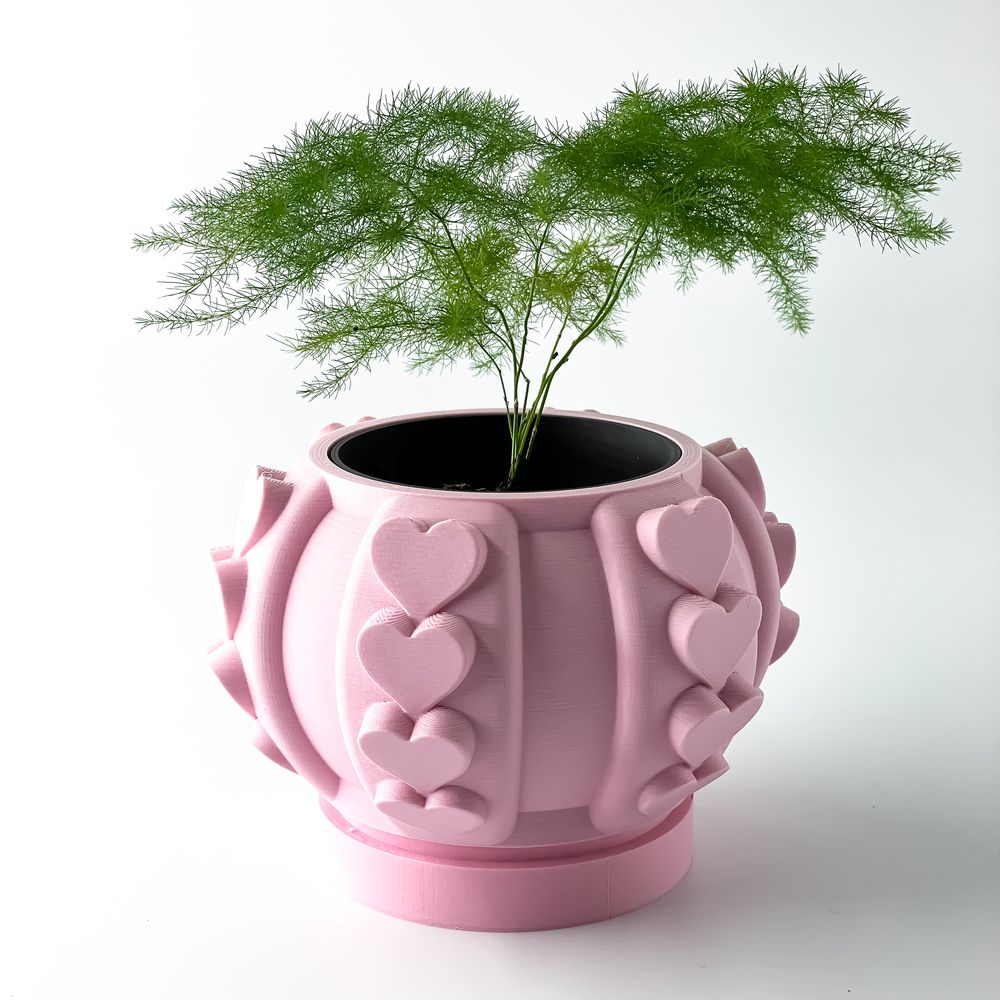 Cache-pot Frenor imprimé en 3D - pot de fleurs design 13 cm, décoration intérieure contemporaine, fabriqué en France — impression 3D par Manu3D