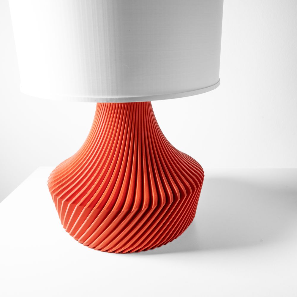 Lampe Kita imprimée en 3D - lampe design 19 cm, décoration intérieure contemporaine, fabriquée en France — impression 3D par Manu3D
