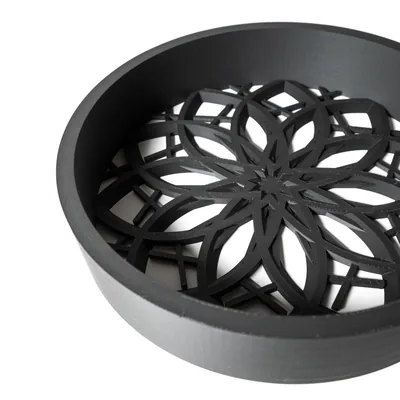 Coupe Kovi imprimée en 3D - vide-poche design 20 cm, décoration intérieure contemporaine, fabriquée en France — impression 3D par Manu3D