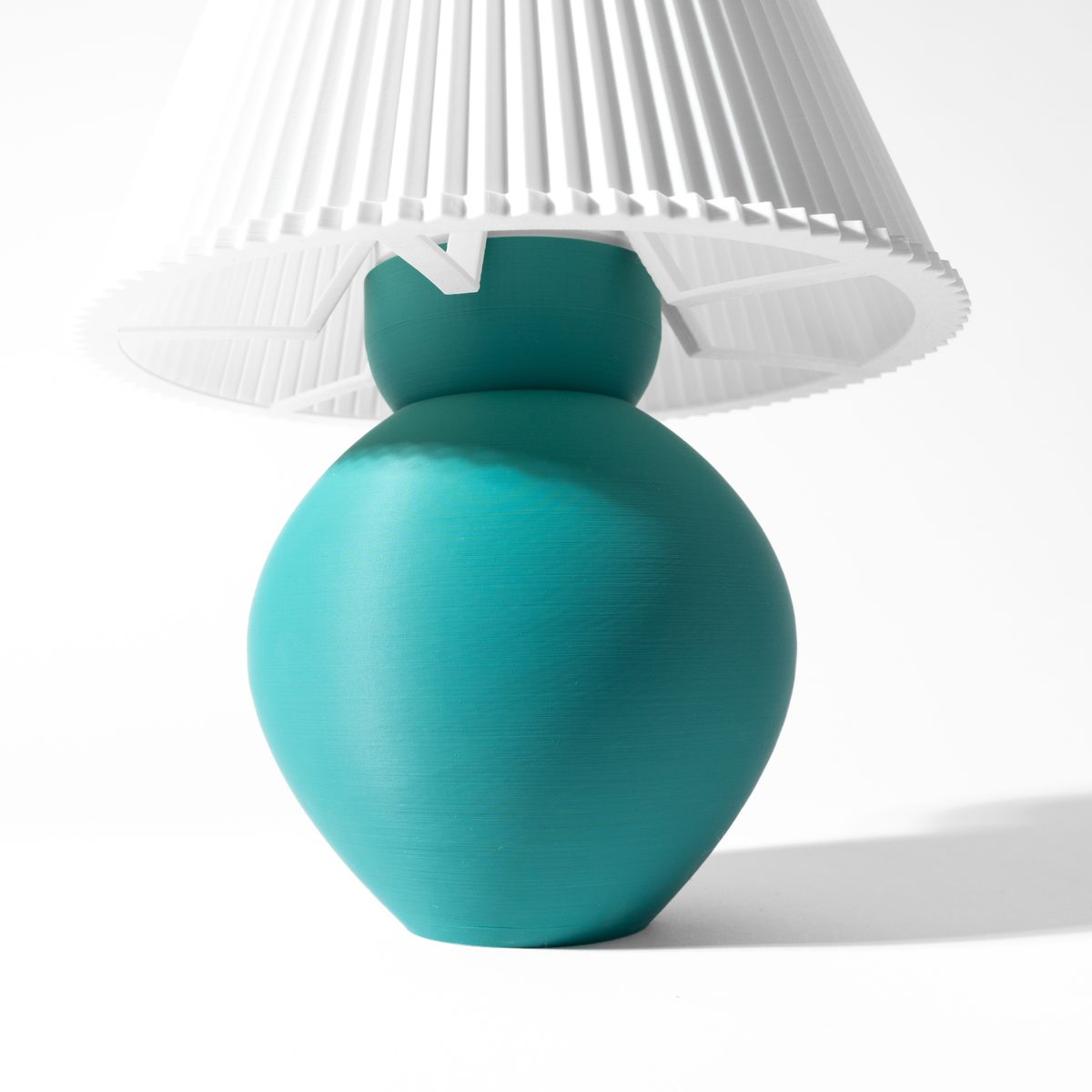 Lampe de table Vima imprimée en 3D - lampe à poser design 16 cm, décoration chambre bureau, fabriquée en France — impression 3D par Manu3D