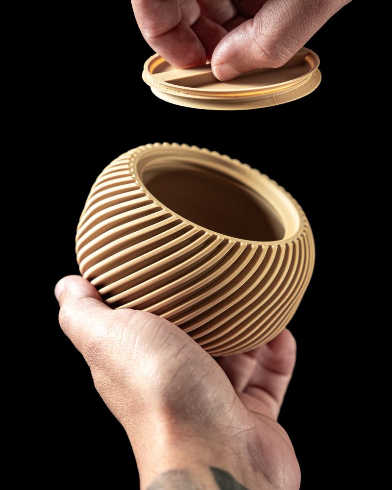 Objet déco Container imprimé en 3D - objet de décoration design 10 cm, décoration intérieure contemporaine, fabriqué en France — impression 3D par Manu3D