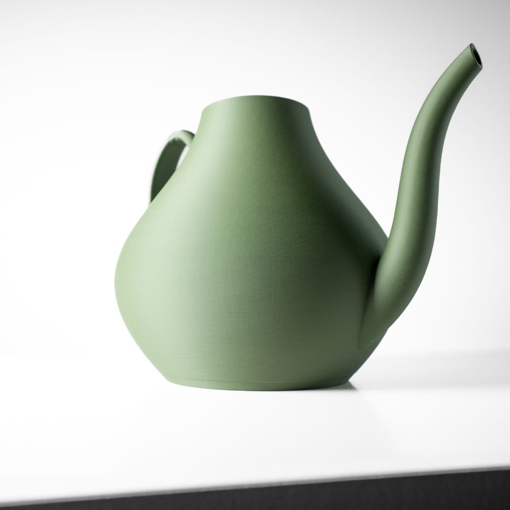 Arrosoir Nari imprimé en 3D - arrosoir design 14 cm, décoration intérieure contemporaine, fabriqué en France — impression 3D par Manu3D