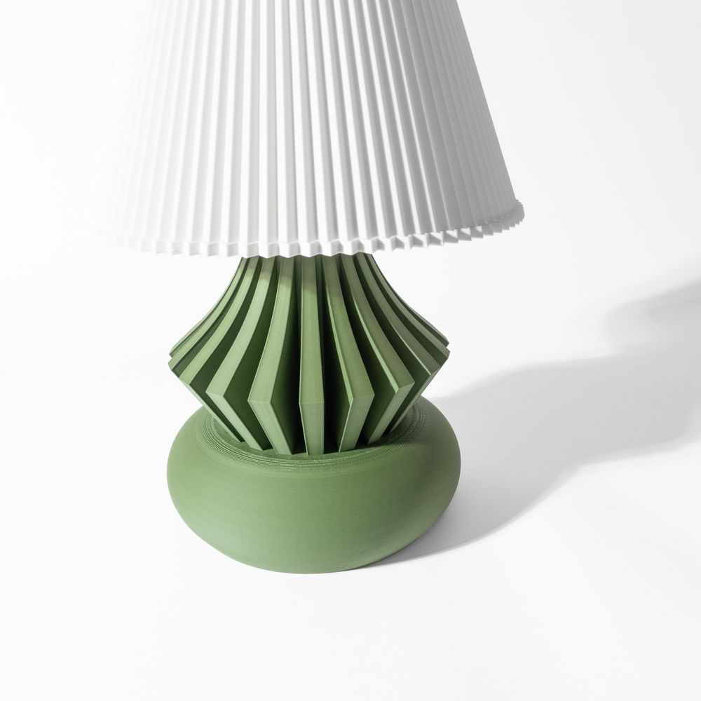 Lampe de table Odon imprimée en 3D - lampe de table design 19 cm, décoration intérieure contemporaine, fabriquée en France — impression 3D par Manu3D