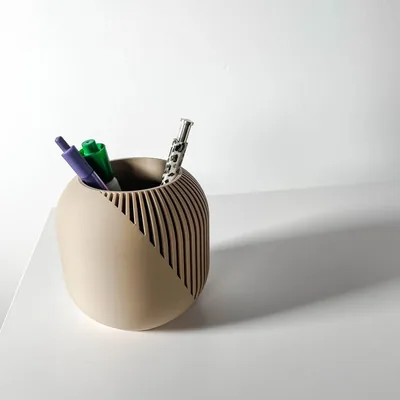 Objet déco Olas imprimé en 3D - objet de décoration design 10 cm, décoration intérieure contemporaine, fabriqué en France — impression 3D par Manu3D