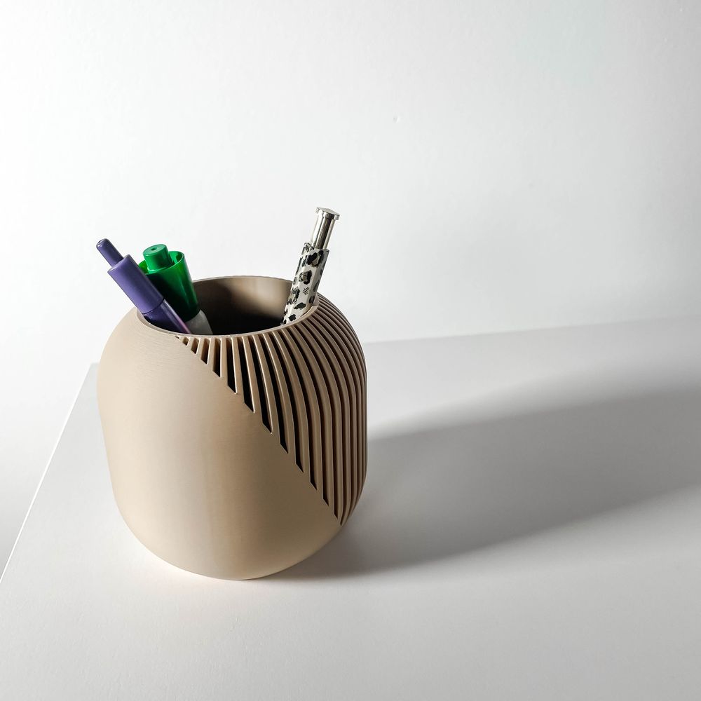 Objet déco Olas imprimé en 3D - objet de décoration design 10 cm, décoration intérieure contemporaine, fabriqué en France — impression 3D par Manu3D