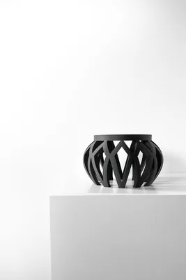 Objet déco Orvus imprimé en 3D - objet de décoration design 22 cm, décoration intérieure contemporaine, fabriqué en France — impression 3D par Manu3D