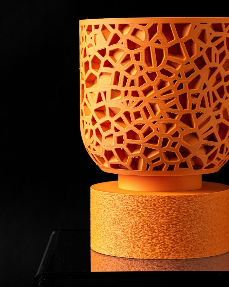 Cache-pot Nomo imprimé en 3D - pot de fleurs design 12 cm, décoration intérieure contemporaine, fabriqué en France — impression 3D par Manu3D
