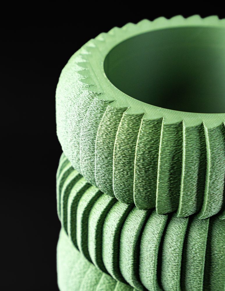 Cache-pot Soden imprimé en 3D - pot de fleurs design 15 cm, décoration intérieure contemporaine, fabriqué en France — impression 3D par Manu3D