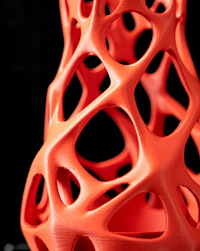 Vase Prime imprimé en 3D - vase à fleurs design 20 cm, décoration intérieure contemporaine, fabriqué en France — impression 3D par Manu3D