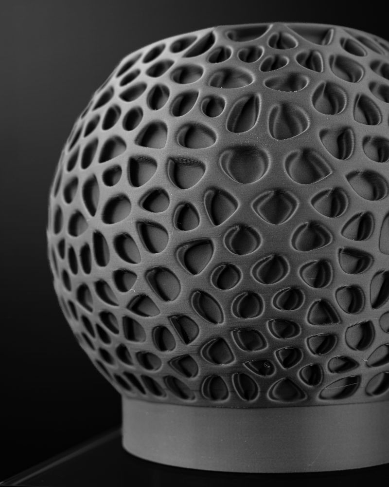 Cache-pot Pulp imprimé en 3D - pot de fleurs design 19 cm, décoration intérieure contemporaine, fabriqué en France — impression 3D par Manu3D