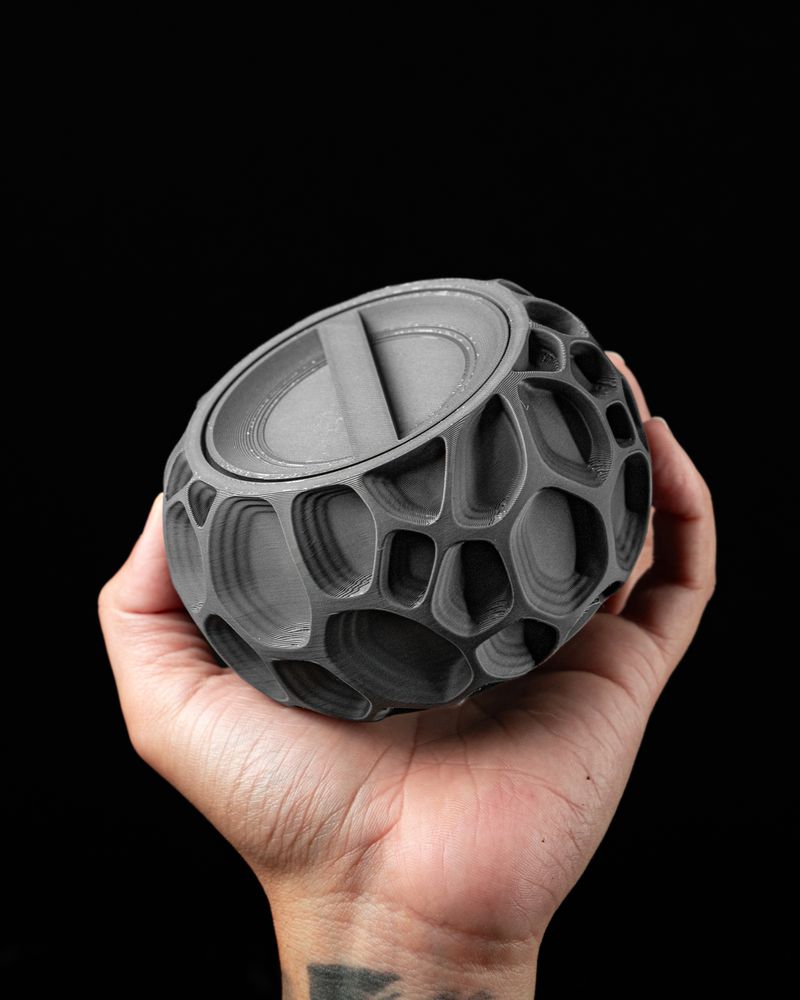 Objet déco Ringo imprimé en 3D - objet de décoration design 11 cm, décoration intérieure contemporaine, fabriqué en France — impression 3D par Manu3D