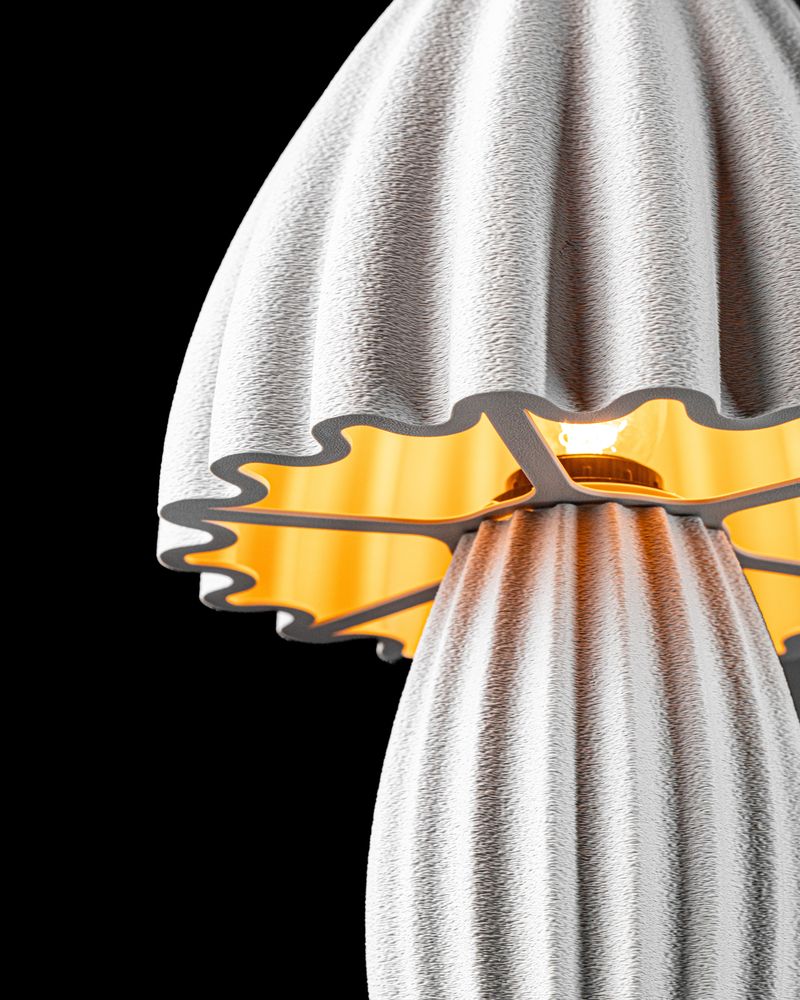 Lampe de table Tosi imprimée en 3D - lampe de table design 24 cm, décoration intérieure contemporaine, fabriquée en France — impression 3D par Manu3D