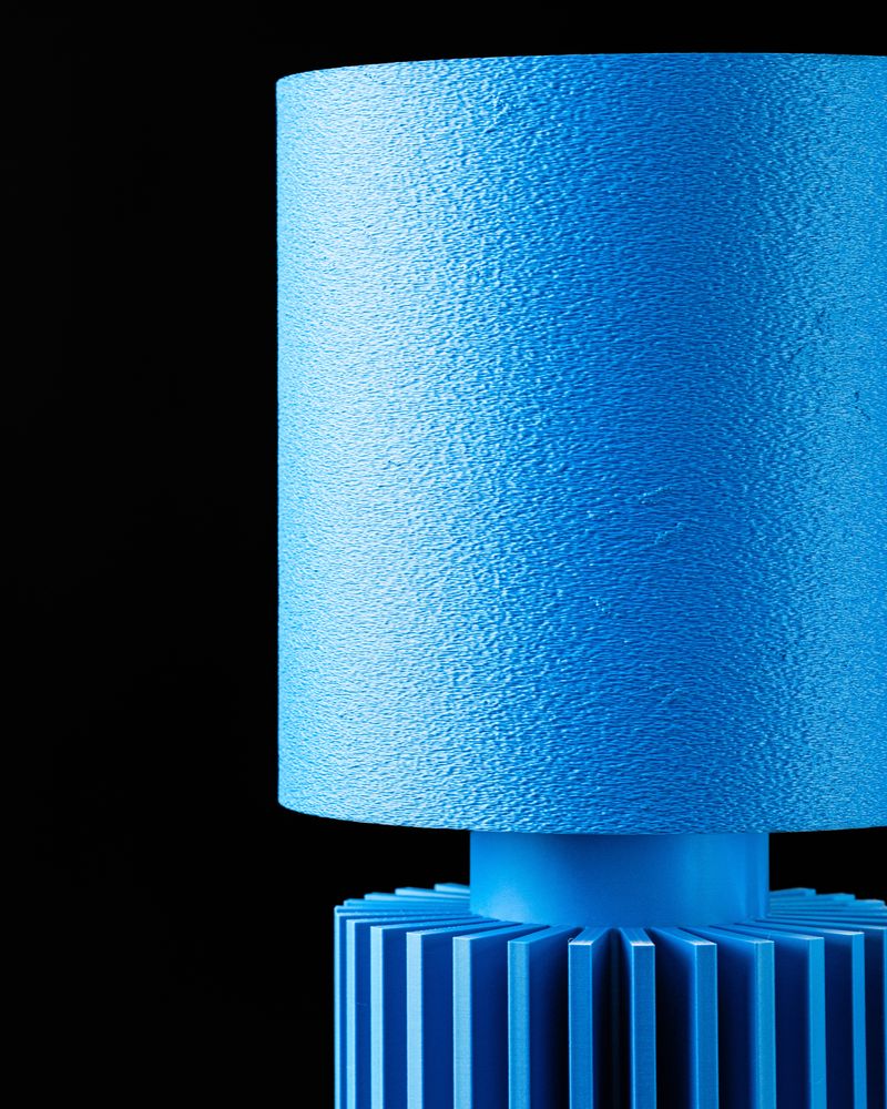 Lampe de table Yoro imprimée en 3D - lampe de table design 14 cm, décoration intérieure contemporaine, fabriquée en France — impression 3D par Manu3D