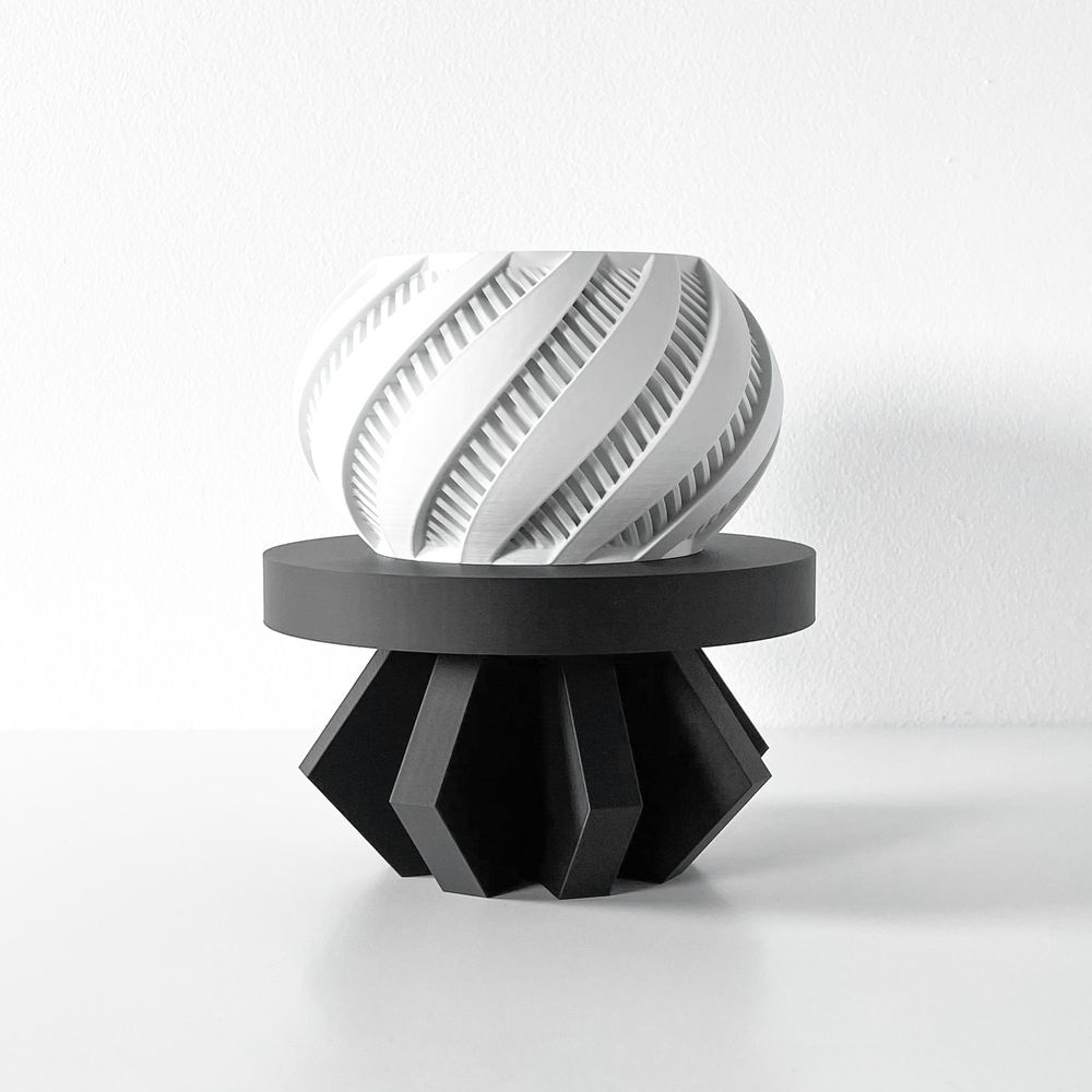 Objet déco Olaki imprimé en 3D - objet de décoration design 26 cm, décoration intérieure contemporaine, fabriqué en France — impression 3D par Manu3D