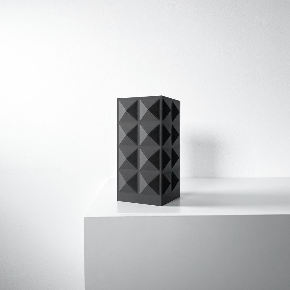 Vase Orme imprimé en 3D - vase à fleurs design 32 cm, décoration intérieure contemporaine, fabriqué en France — impression 3D par Manu3D