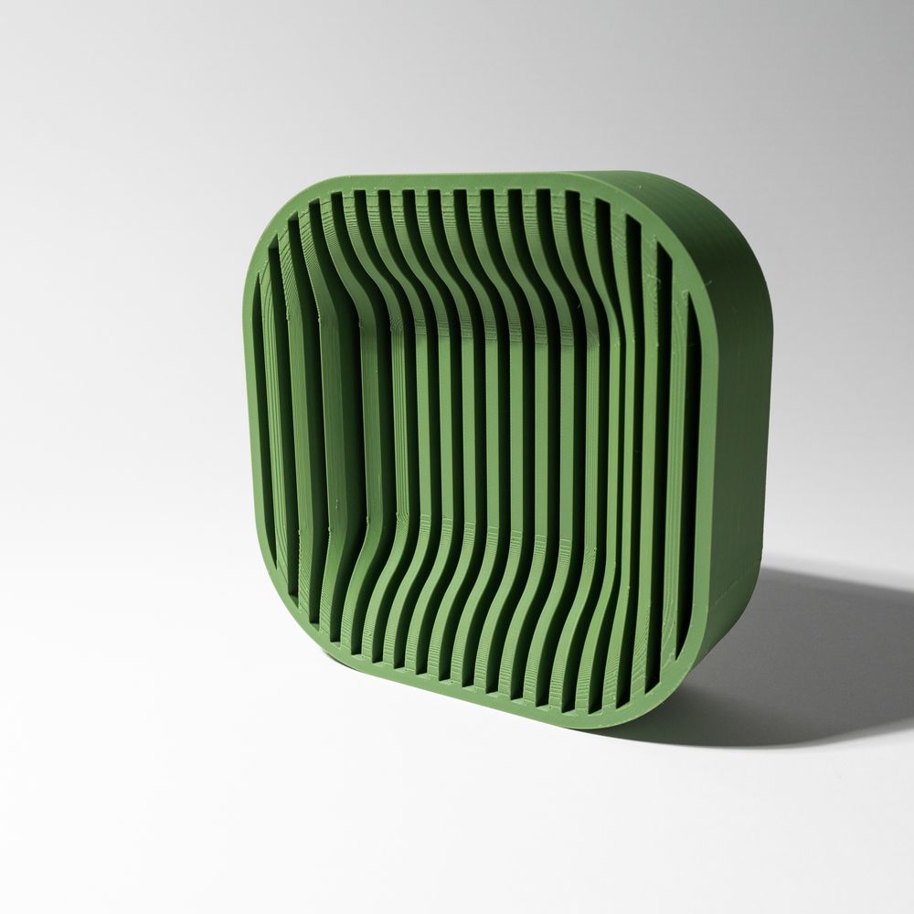 Coupe Valo imprimée en 3D - vide-poche design 18 cm, décoration intérieure contemporaine, fabriquée en France — impression 3D par Manu3D