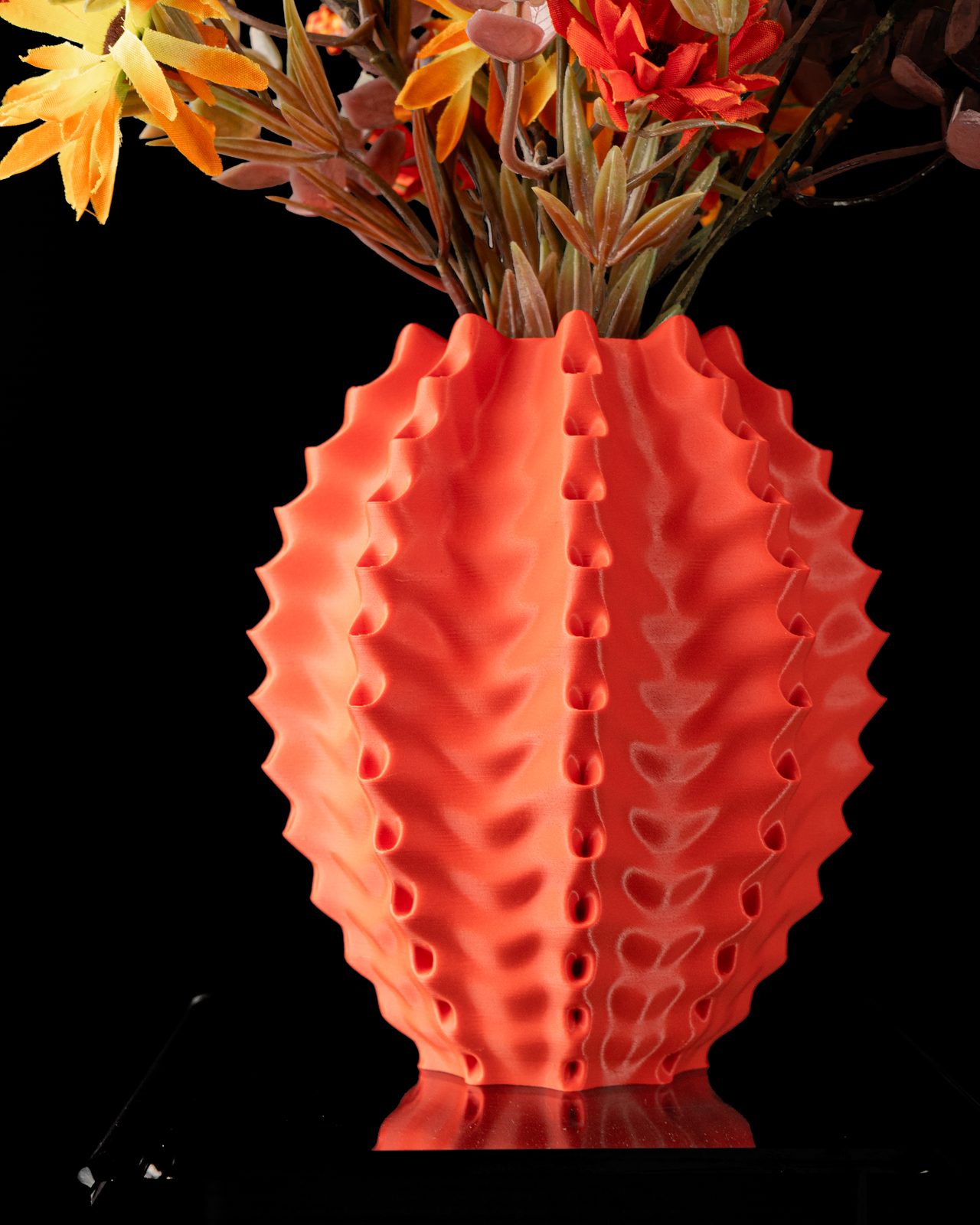 Vase Vilo Orange - figurine impression 3D, statuette deco, cadeau geek collection — impression 3D par Manu3D
