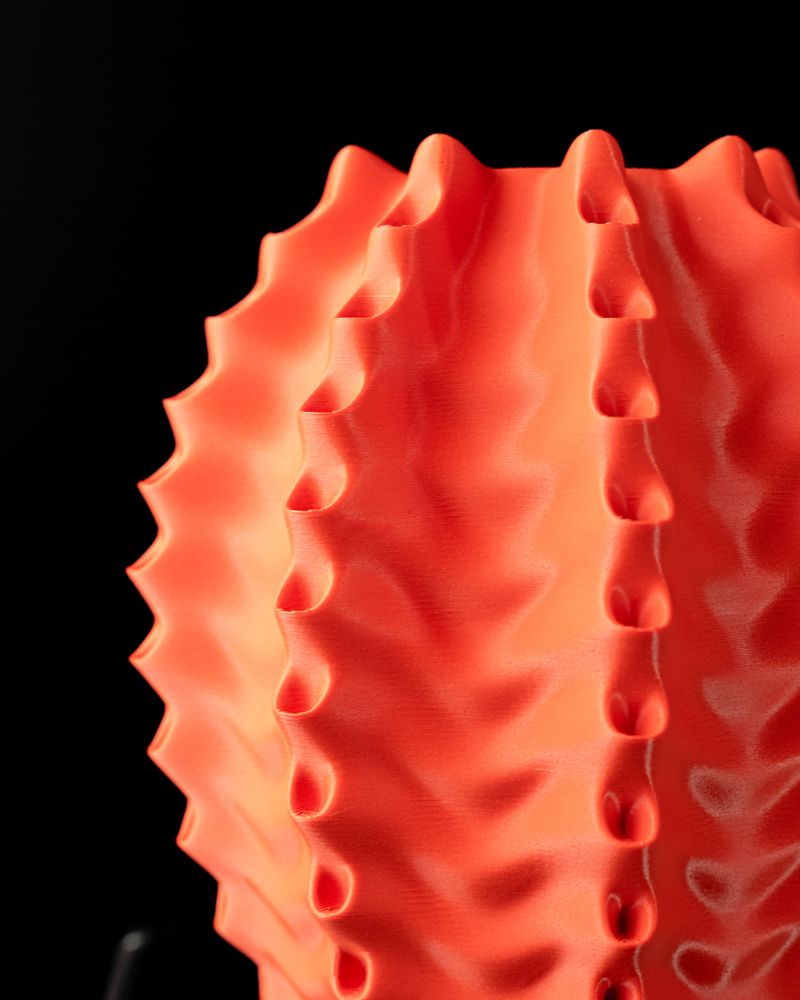 Vase Vilo n°2 imprimé en 3D - vase à fleurs design 20 cm, décoration intérieure contemporaine, fabriqué en France — impression 3D par Manu3D