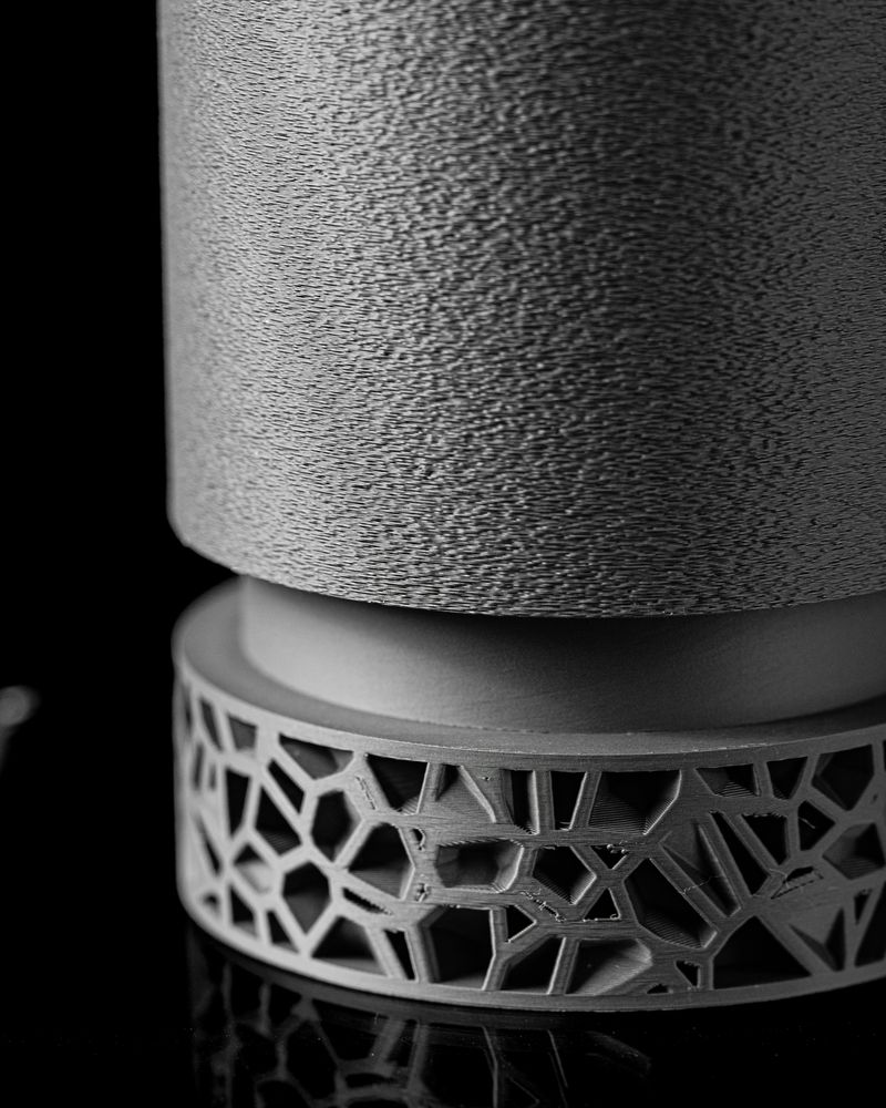 Cache-pot Vori n°2 imprimé en 3D - pot de fleurs design 10 cm, décoration intérieure contemporaine, fabriqué en France — impression 3D par Manu3D