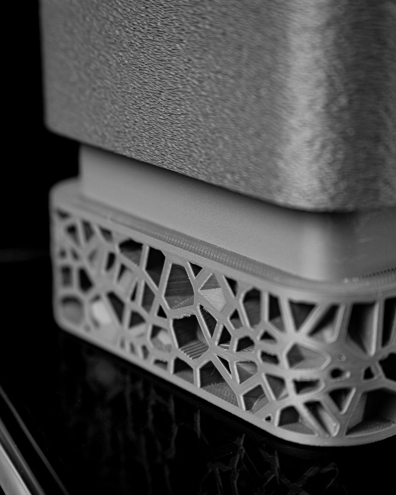 Cache-pot Vori imprimé en 3D - pot de fleurs design 10 cm, décoration intérieure contemporaine, fabriqué en France — impression 3D par Manu3D