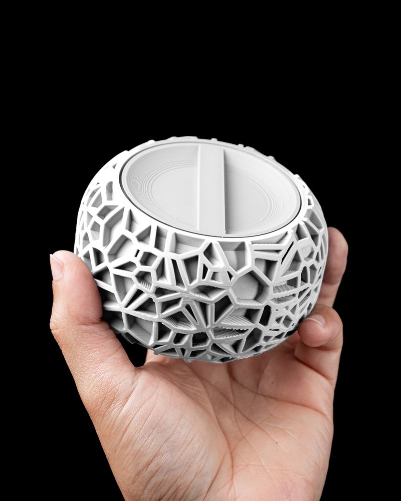 Objet déco Vori imprimé en 3D - objet de décoration design 10 cm, décoration intérieure contemporaine, fabriqué en France — impression 3D par Manu3D