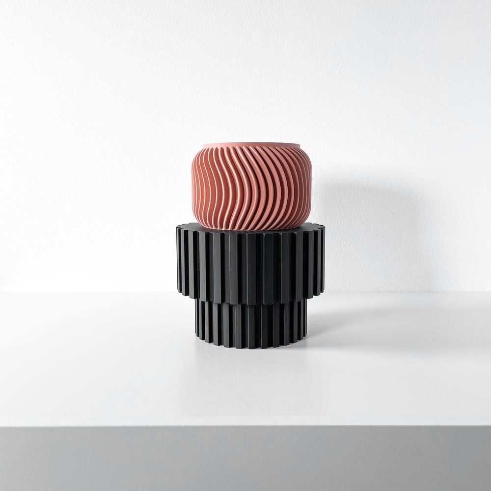 Objet déco Vorn imprimé en 3D - objet de décoration design 26 cm, décoration intérieure contemporaine, fabriqué en France — impression 3D par Manu3D