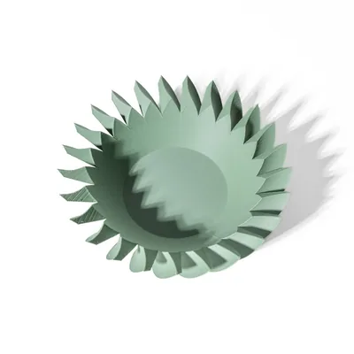 Coupe Voro imprimée en 3D - vide-poche design 20 cm, décoration intérieure contemporaine, fabriquée en France — impression 3D par Manu3D